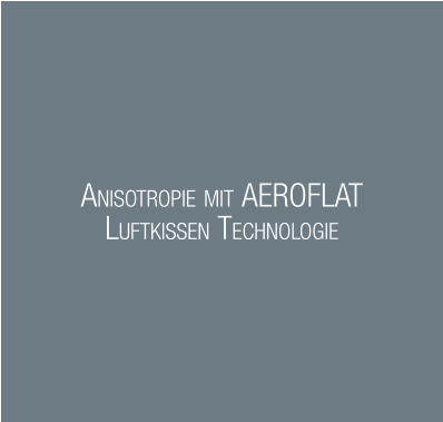 ANISOTROPIE MIT AEROFLAT LUFTKISSEN TECHNOLOGIE